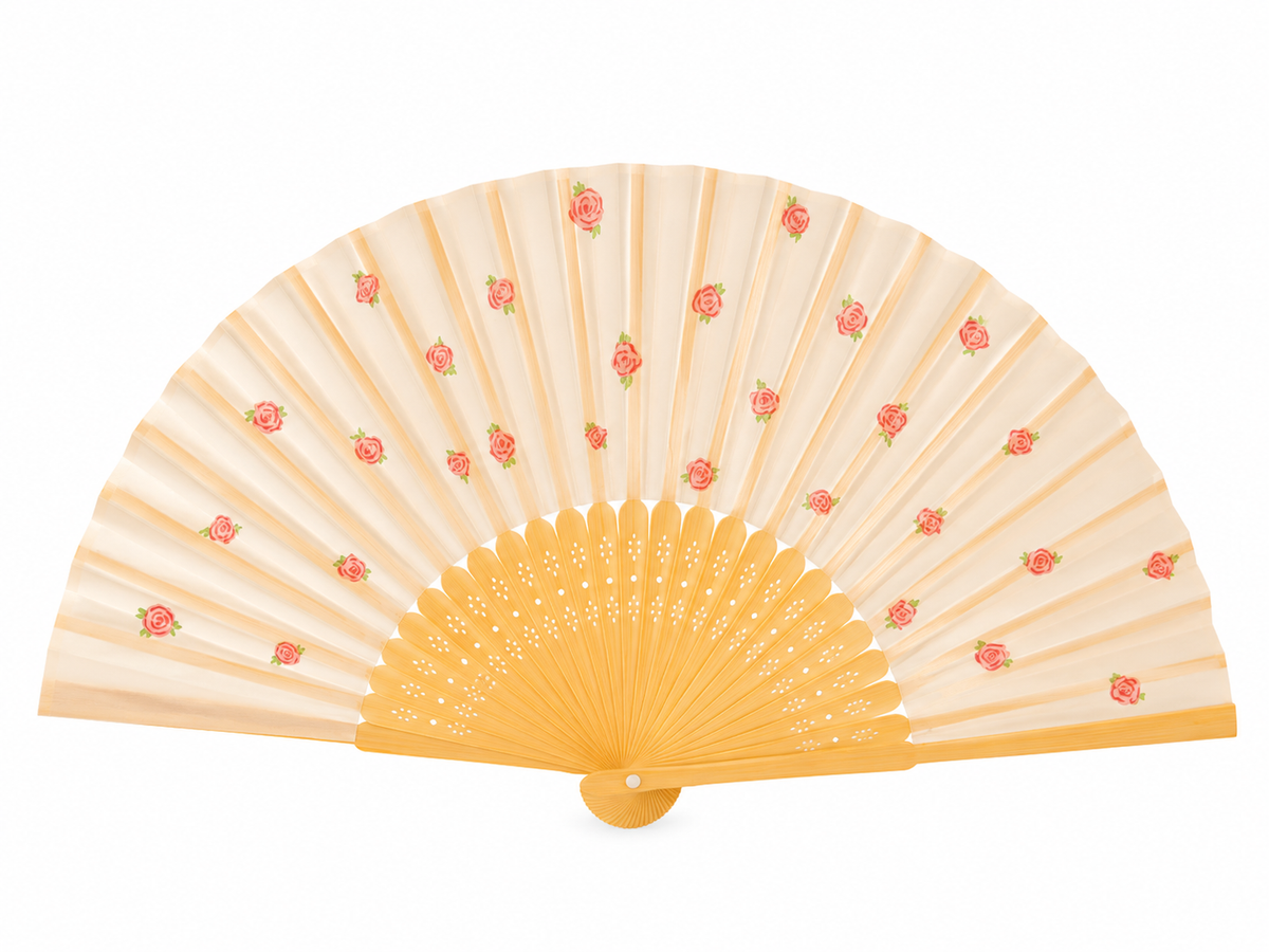Simple Mystery painted hand fan&nbsp;