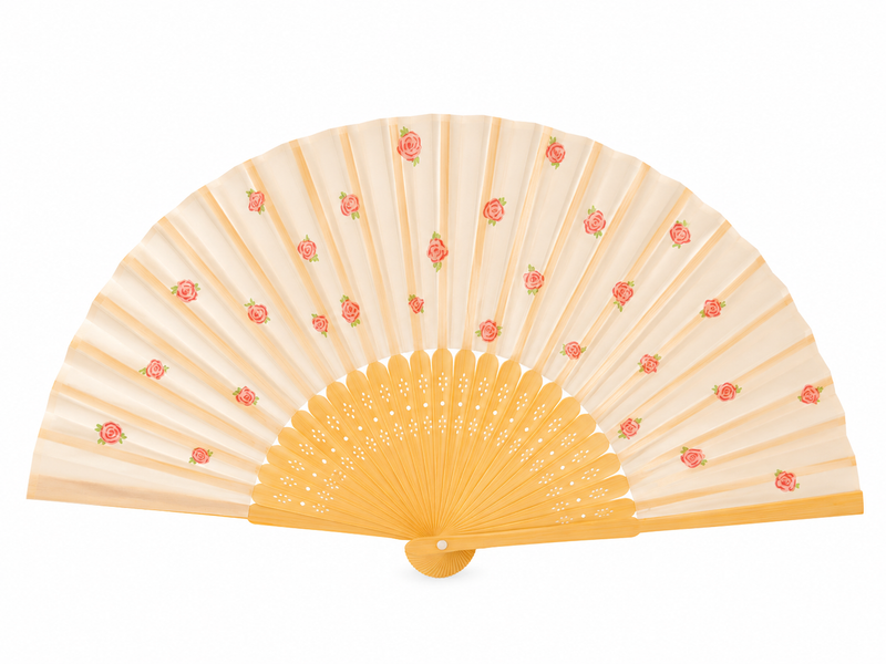 Detailed Mystery painted hand fan&nbsp;